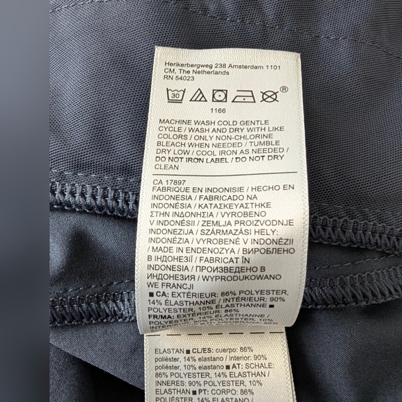 Athleta Skirt Womens 16 Soho Skort Shorts Blue Athletic Stretch Elastic Waist - Picture 8 of 11